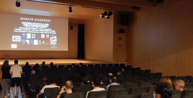 La sala de l'Espai Cultura, en l'edició anterior/Cedida Festival Cinema de Terror de Sabadell