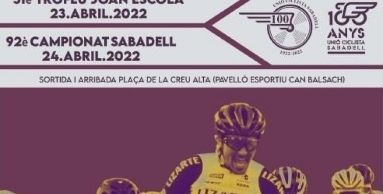 Cartell promocional amb Rota com a protagonista | Unió Ciclista Sabadell