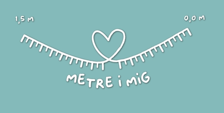  L'Institut Ca n'Oriac i laSala engeguem la campanya #MetreIMigDeDistància