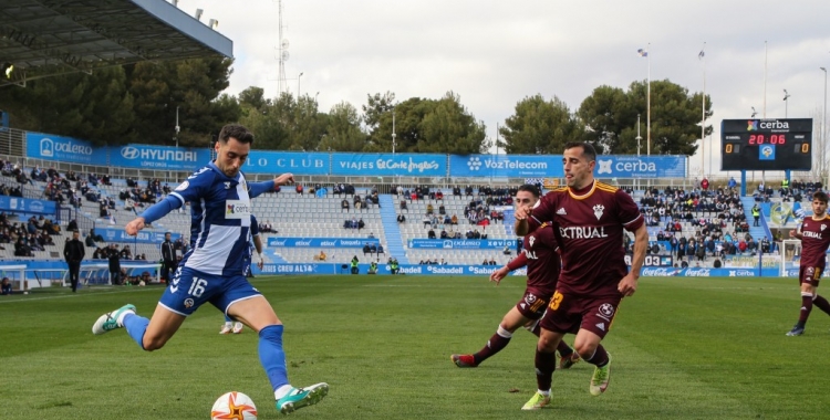Aguza en el Sabadell-Albacete en el qual va marcar | CES