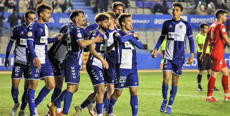 Muguruza celebra el seu gol contra l'Alcoyano | CES