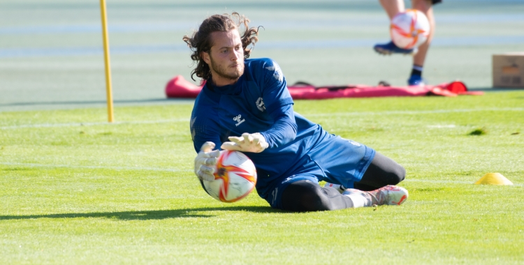 Emilio Bernad entrenant a Sant Oleguer | Roger Benet