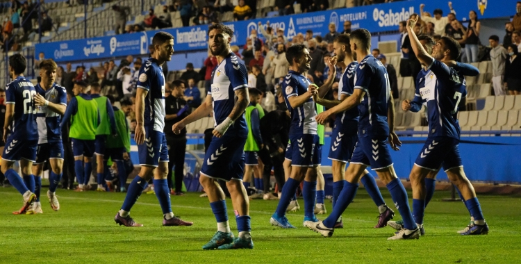 Celebració del gol de Guillem Molina | CES