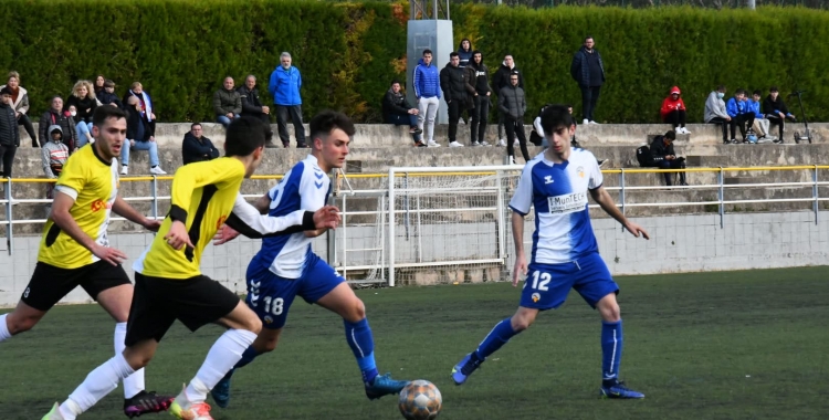 El Sabadell 'B' ho ha provat de totes les maneres, però s'ha topat amb la defensa del Gironella | Críspulo Díaz