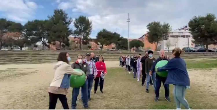 Participants del Dia de l'Activitat Física/ Cedida