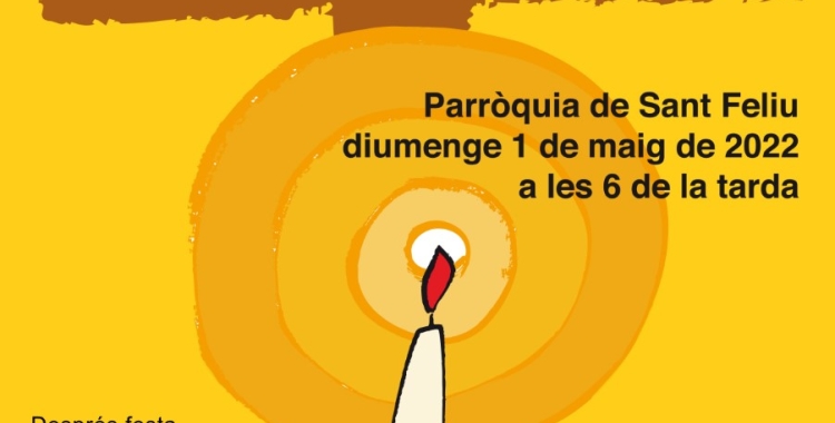 L'Aplec es farà diumenge, 1 de maig, a l'inici de la setmana tercera de Pasqua, a l'església de Sant Feliu de Sabadell 