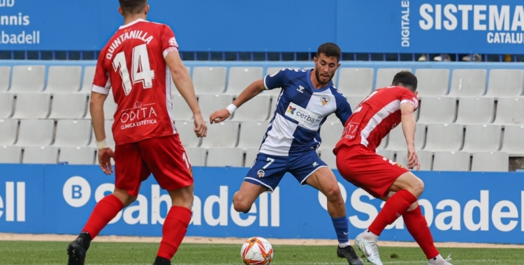 Jacobo, en el darrer partit contra el Nàstic | CES