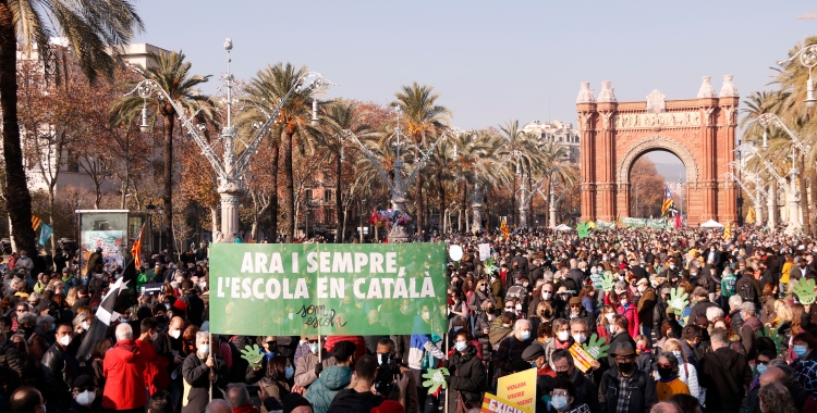 Manifestació de Som Escola a Barcelona | ACN