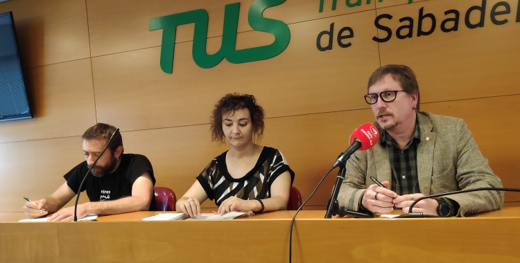 Griera, Mesa i Vidal a la presentació dels resultats del programa d'Economia Social de la Generalitat | Pau Duran
