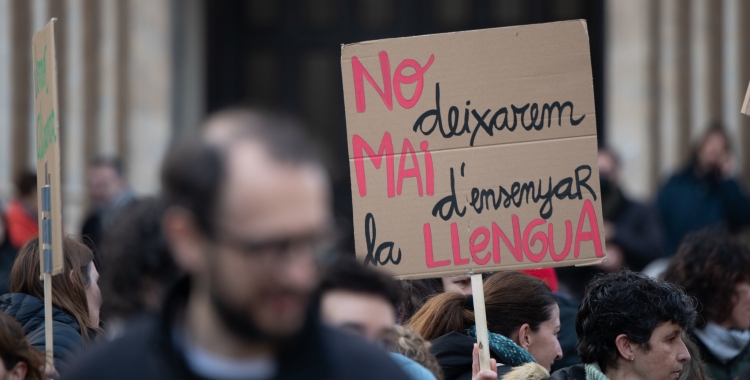 Manifestació contra el 25 per cent/ Roger Benet