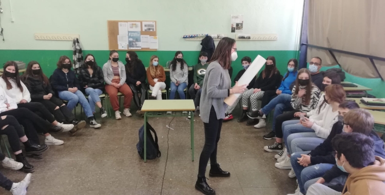 Alumnes d’ESO dels instituts La Serra de Torreu-romeu, i de l’Escola Industrial. 