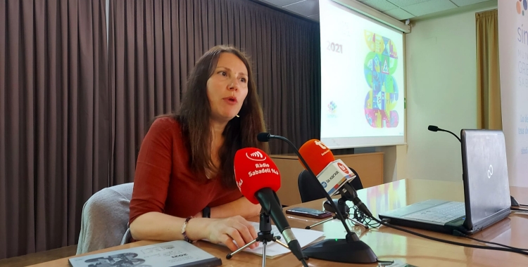 Eva Abellan a la roda de premsa | Karen Madrid