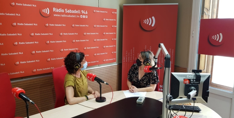 Laura Costa i Raquel Garcia, a Ràdio Sabadell