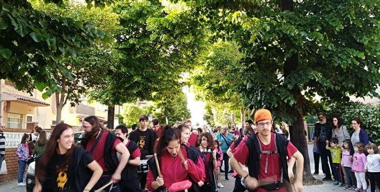 Imatge d'arxiu de la batucada al barri de Nostra Llar