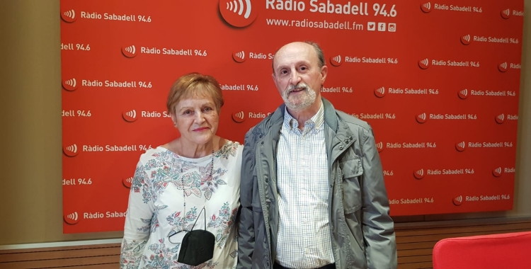 Isabel Rojas i Francisco Carpio avui a l'estudi 