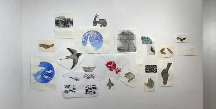 La mostra es pot veure fins el 17 de juny a la sala Cub d’Assaig de l’ #AcadèmiaBellesArtsSabadell 