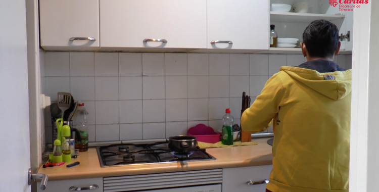 Un pis d'acollida de Càritas