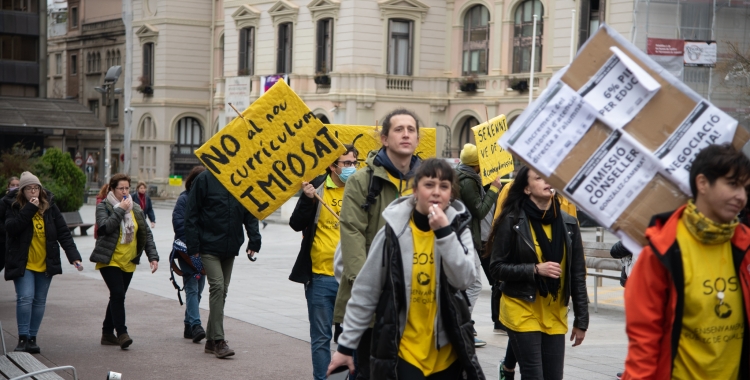 Manifestació de docents a Sabadell | Roger Benet