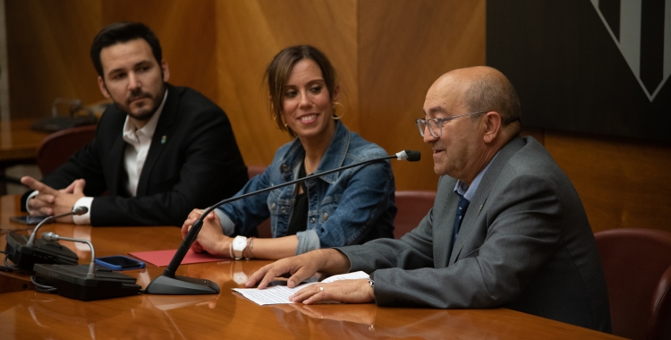 Mestre, Farrés i Lesmes al ple de l'Ajuntament | Roger Benet 