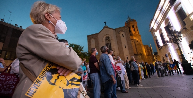 Una concentració independentista a Sant Roc | Roger Benet