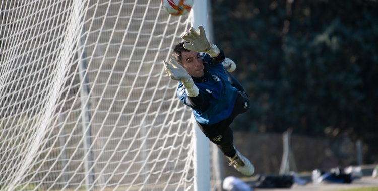 Kike Royo entrenant enguany al CAR de Sant Cugat | Roger Benet