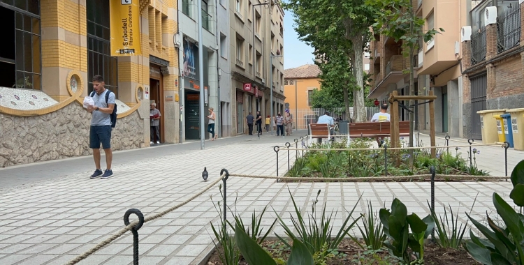 Imatge del carrer Indústria després de la renovació | Ajuntament de Sabadell