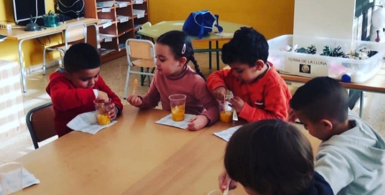 Alumnes de l'escola Joan Maragall/ Instagram del centre