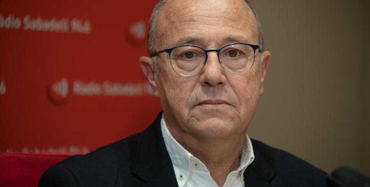 Joan Martí als estudis de Ràdio Sabadell | Roger Benet