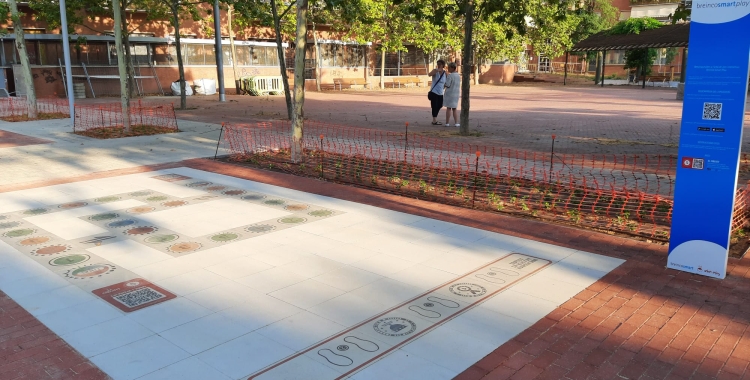 La nova pavimentació del carrer Calvet d'Estrella | Ajuntament de Sabadell