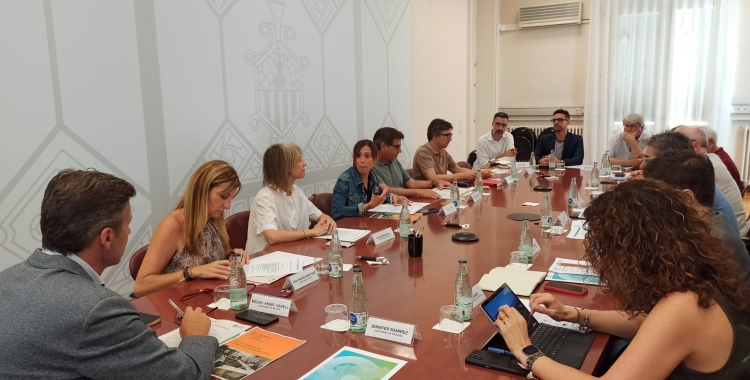 La trobada ha estat presidida per l'alcaldessa Marta Farrés | Pere Gallifa