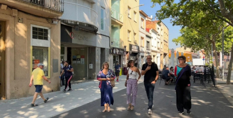 El carrer Major de La Creu Alta ja és de plataforma única | Cedida