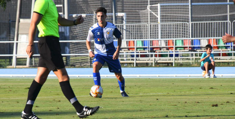 Hugo García, del filial, va ser el jugador amb més minuts contra el Prat | Críspulo Díaz