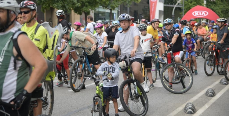 Bicicletada de l'any 2019, abans de la pandèmia del coronavirus | Arxiu