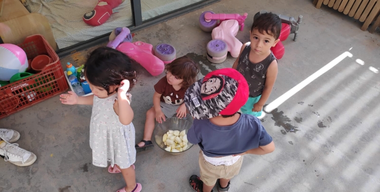 Usuaris de l'escola bressol de Can Llong