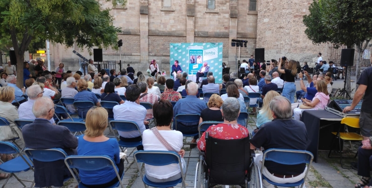 Junts per Sabadell ajunta 100 persones en una conversa de Lluís Matas amb Xavier Trias | Pau Duran