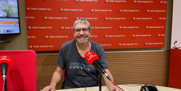 L'actor Jep Barceló a l'estudi 