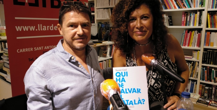Xavier Gual a la presentació del llibre a Sabadell 