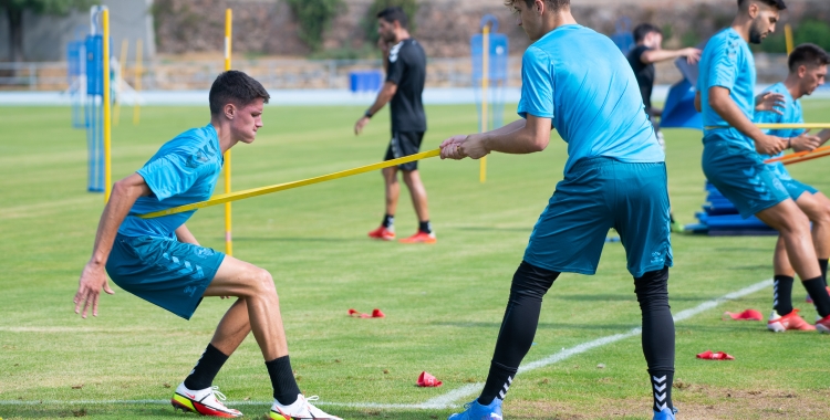 Altimira en un entrenament a Sant Oleguer | Roger Benet