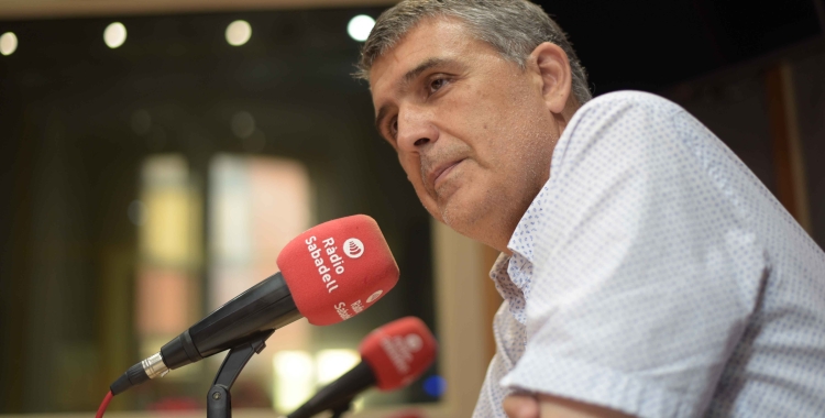 Claudi Martí en una imatge d'arxiu a Ràdio Sabadell | Roger Benet