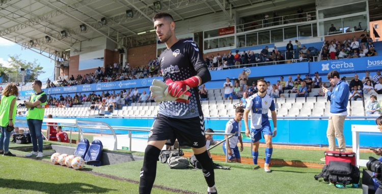 Sergi Puig saltant diumenge passat al camp | CES