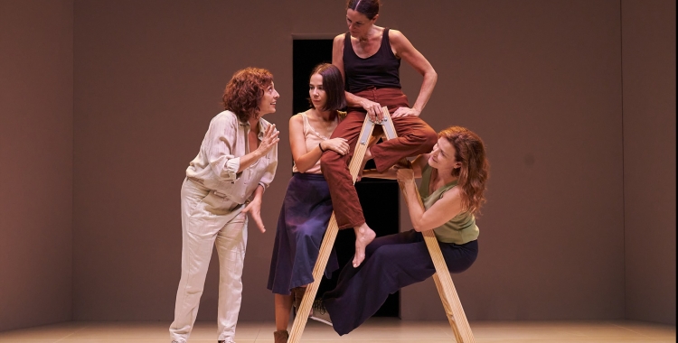 La sabadellenca Carlota Olcina a l'obra 'La Trena' al Teatre Goya 