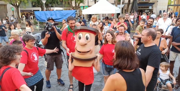 El Rodet, a plaça Sant Roc