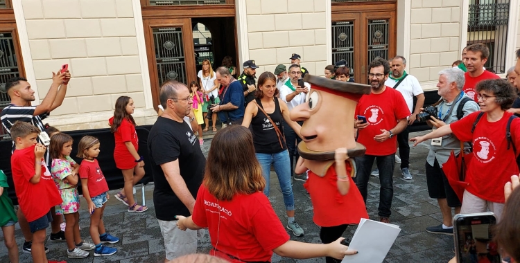 Sara Garcia fent les voltes al ball del Rodet 