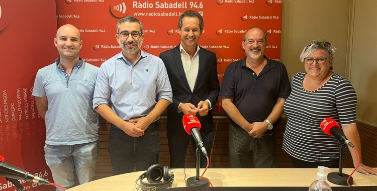 Els portaveus dels grups municipals a Ràdio Sabadell | Mireia Sans