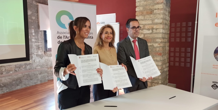 Signatura de la inversió del Ministeri de Transports, Agenda i Mobilitat Urbana/ Pere Gallifa