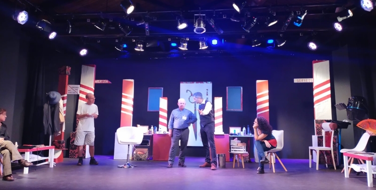 Assaig de l'obra 'Pels pèls'  (Cedida)