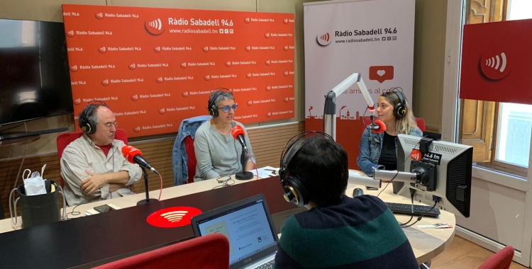 Els poetes Gerona Fumàs, Anna García Garay, Gerard Torres Sanmartí i Raquel Garcia