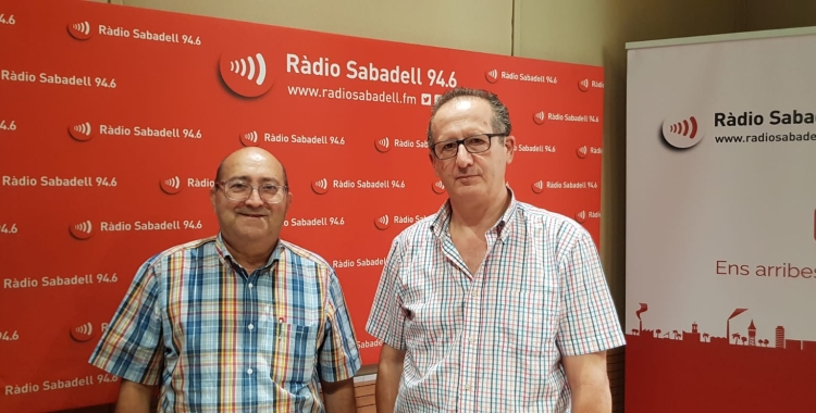 Joaquin Lesmes i Manuel Ballesteros a l'estudi 1 