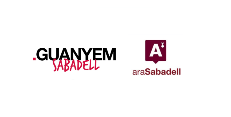 Els logos de Guanyem Sabadell i Ara Sabadell