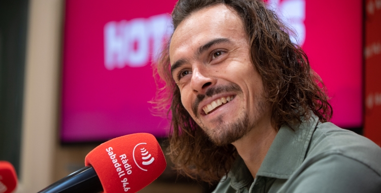 Pelayo avui als estudis de Ràdio Sabadell | Roger Benet